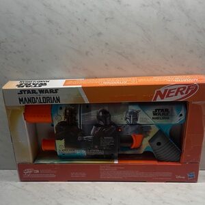 Nerf Star Wars The Mandalorian Blaster with Orange and Blue New
